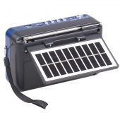 FERVENT napelemes 3 sávos rádió kék