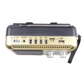 FERVENT napelemes 3 sávos rádió arany