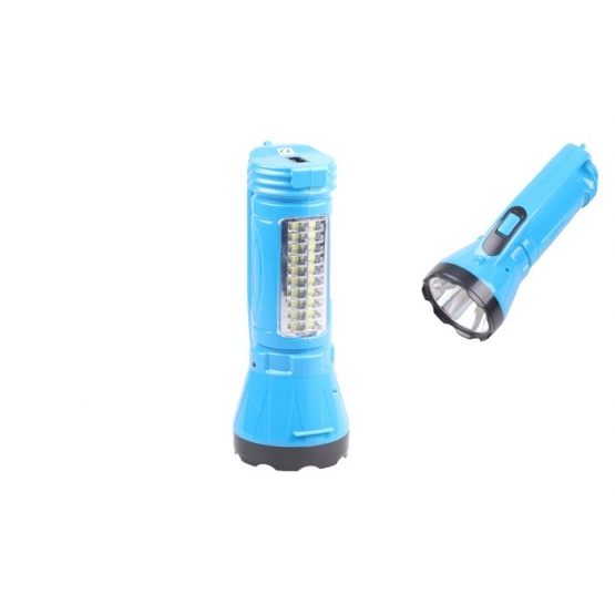 Újratölthető LED zseblámpa L6363 kék