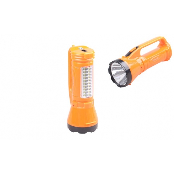 Újratölthető LED zseblámpa L6363 narancssárga