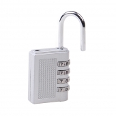 Számkódos lakat, ezüst