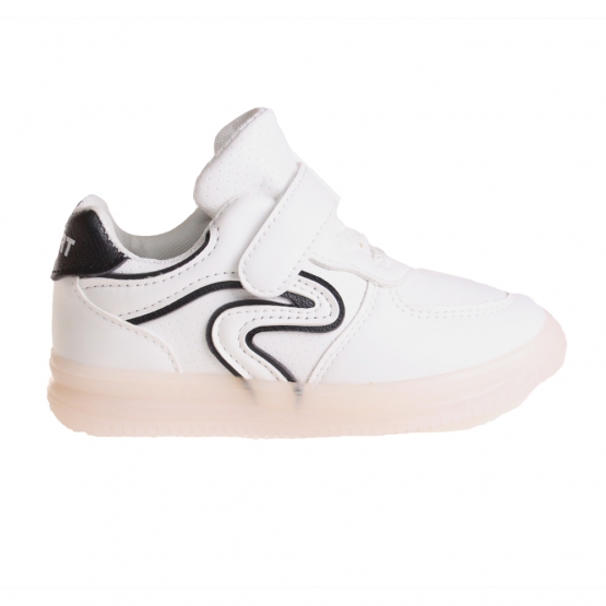 Világító gyerek tornacipő, Sport fekete