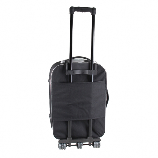 Szövet utazási bőrönd készlet 3 db fekete 2