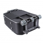 Szövet utazási bőrönd készlet 3 db fekete 2