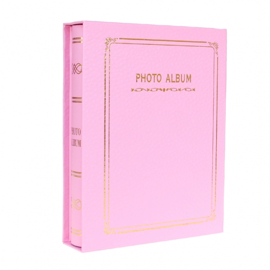 Fotóalbum 200 fényképhez, rózsaszín, típus C