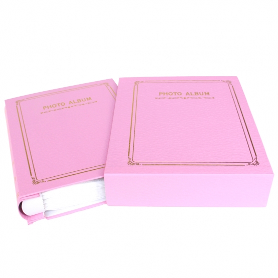 Fotóalbum 200 fényképhez, rózsaszín, típus C