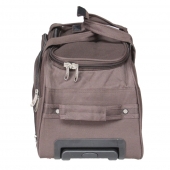 Gurulós utazótáska MRZM sötétbarna, közepes méretű