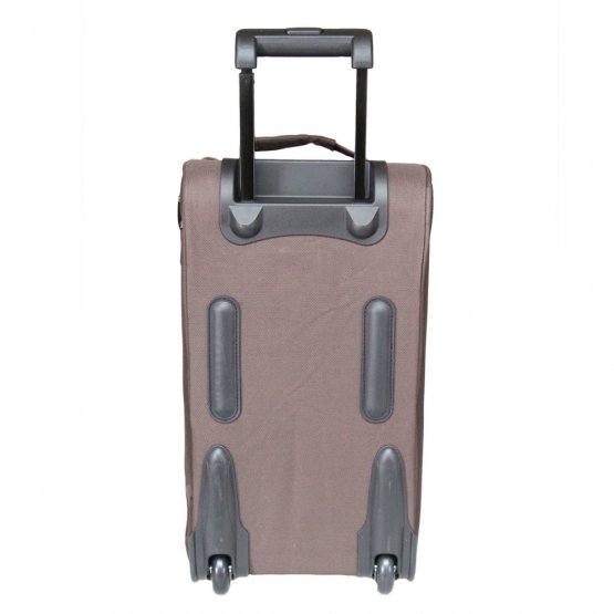 Gurulós utazótáska MRZM sötétbarna, közepes méretű