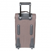 Gurulós utazótáska MRZM sötétbarna, közepes méretű