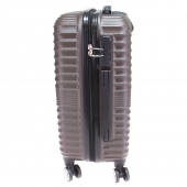 Kéményfalú bőrönd készlet LA1 barna – 3 db