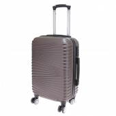 Kéményfalú bőrönd készlet LA1 barna – 3 db