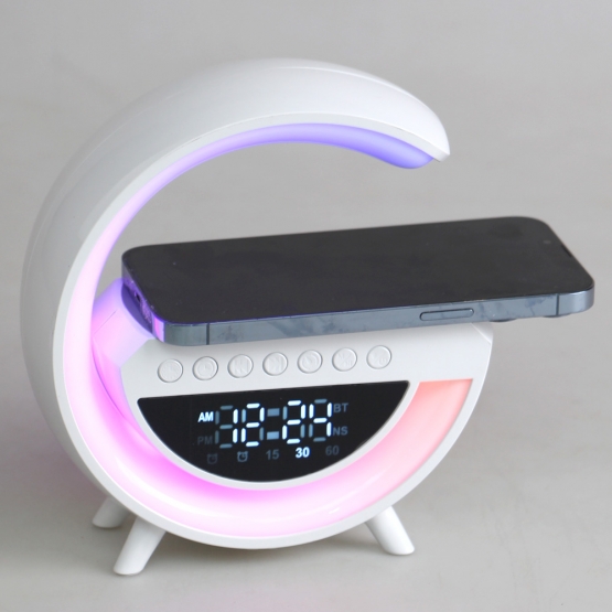 Okos vezeték nélküli töltő hangszóróval