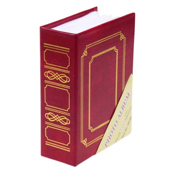 FOTÓALBUM 100 FÉNYKÉPHEZ, PIROS