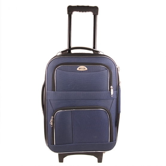 Szövet utazási bőrönd készlet 3 db kék 3