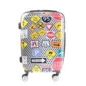 SKéményfalú bőrönd készlet LP22 (közlekedési táblák) – 3 db