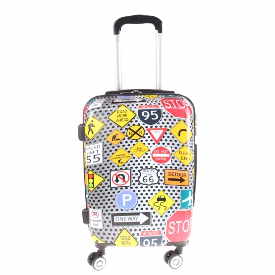 SKéményfalú bőrönd készlet LP22 (közlekedési táblák) – 3 db