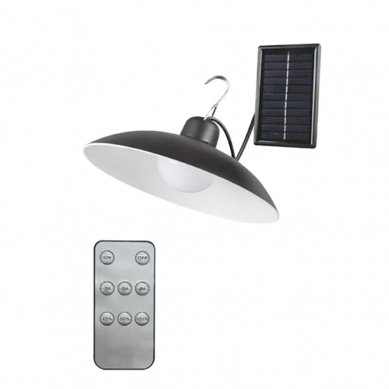 LED napelemes lámpa távirányítóval