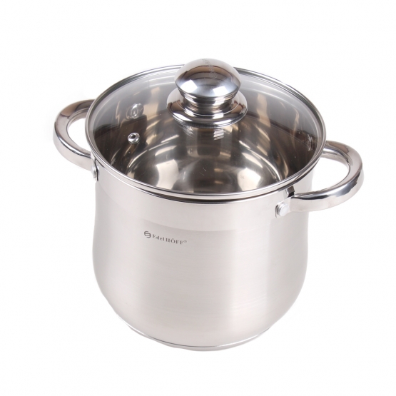 6 részes rozsdamentes acél lábaskészlet EH-9093