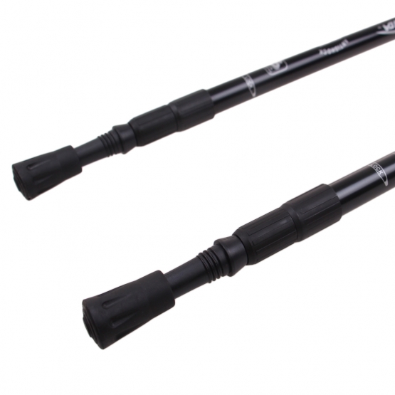 Túrabotok felfüggesztéssel (2db) fekete