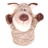 Plüss kesztyűbáb farkas