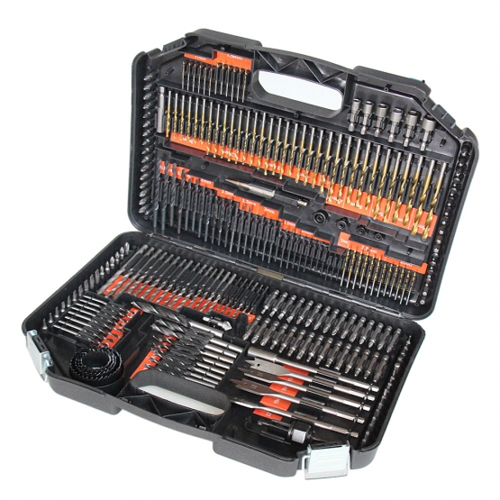 Fúrószár- és bitkészlet 246 darabos