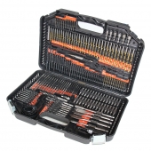 Fúrószár- és bitkészlet 246 darabos