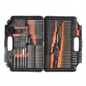 Fúrószár- és bitkészlet 246 darabos