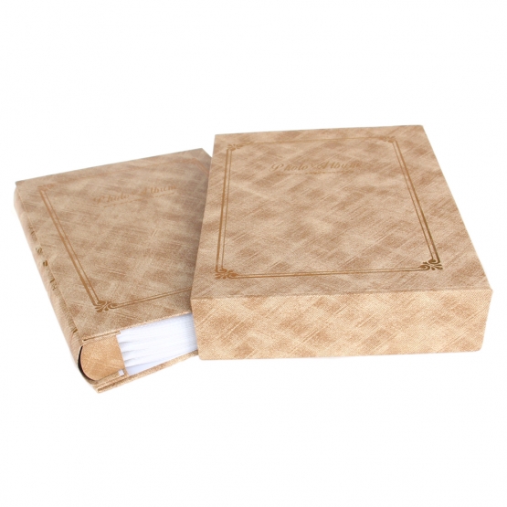 Fotóalbum 200 fényképhez, bézs, típus B