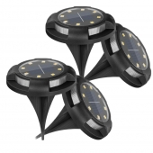 Napelemes kerti süllyesztett LED lámpa, 4 db