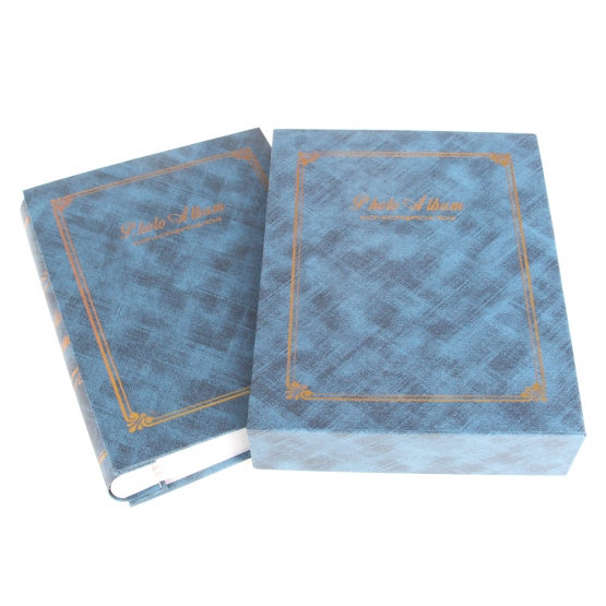 Fotóalbum 200 fényképhez, kék, típus B