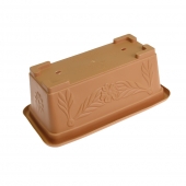 Virágláda mintával 31 cm