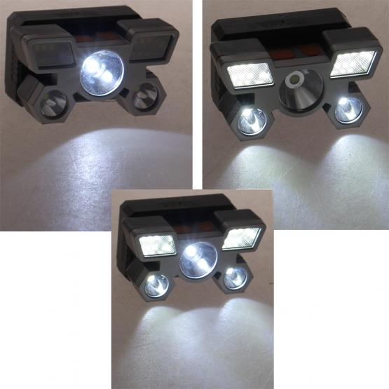 9 LED-es tölthető fejlámpa XY501