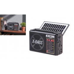 Napelemes 3 sávos rádió IS-810PRO fekete