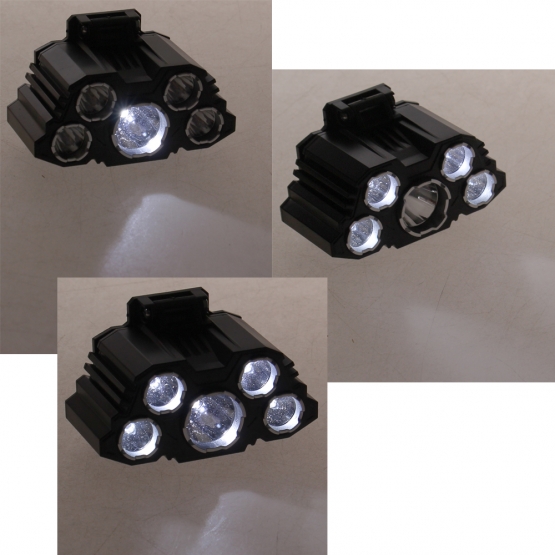 5 LED-es tölthető fejlámpa L-T21