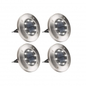 NAPELEMES KERTI LED LÁMPA 4 DB