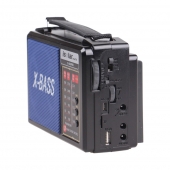 Napelemes 3 sávos rádió IS-810PRO kék