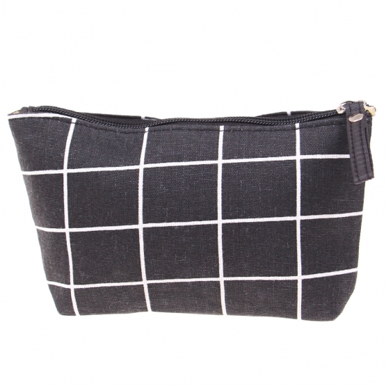 KOZMETIKAI TÁSKA HANDMADE KOCKA FEKETE