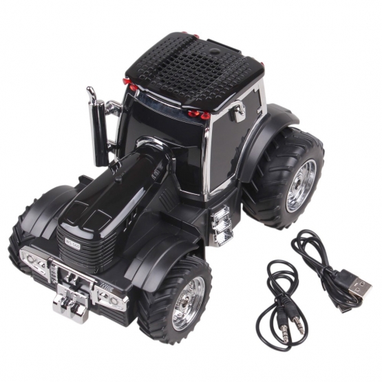 WS-560 traktor alakú hordozható hangszóró fekete