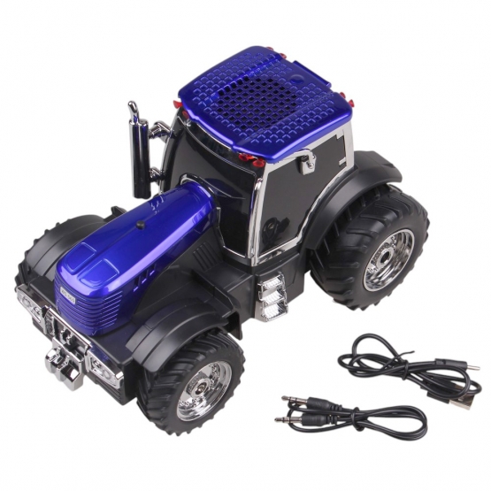 WS-560 traktor alakú hordozható hangszóró kék