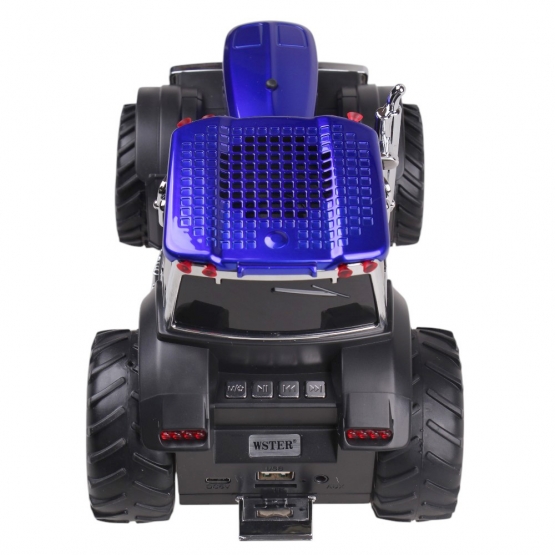 WS-560 traktor alakú hordozható hangszóró kék