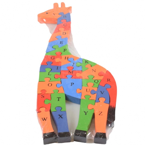 OKTATÓ FA PUZZLE ZSIRÁF