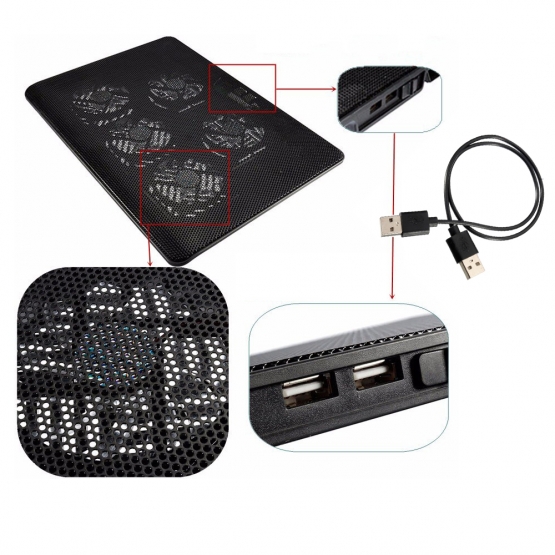 17″ N99 laptop hűtőpad