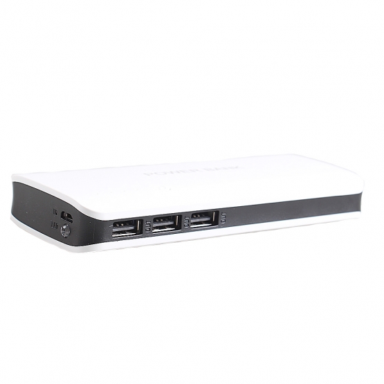 Powerbank lámpával 15 000 mAh fehér