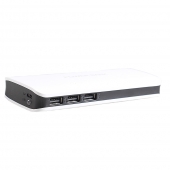 Powerbank lámpával 15 000 mAh fehér