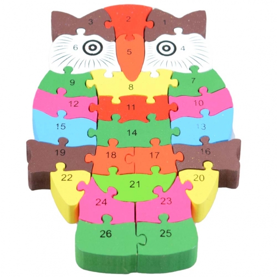 OKTATÓ FA PUZZLE BAGOLY
