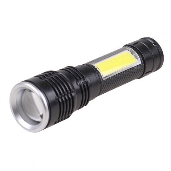 USB tölthető zseblámpa zoom funkcióval NO 0002