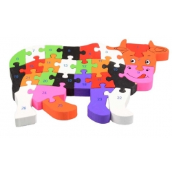 OKTATÓ FA PUZZLE TEHÉN