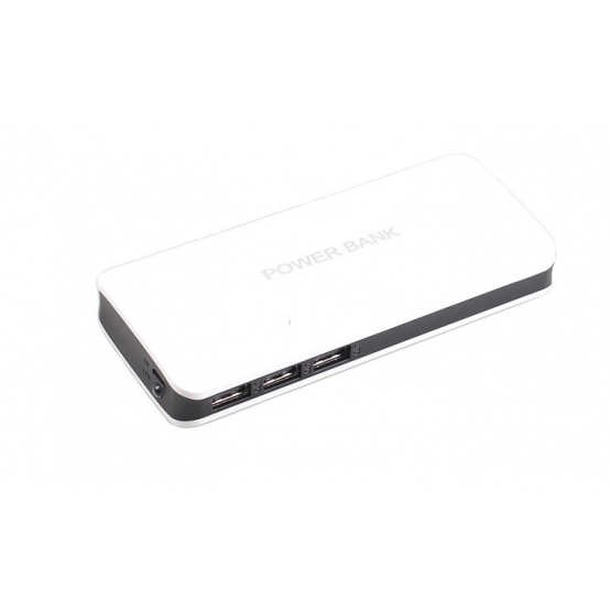 Powerbank lámpával 15 000 mAh fehér