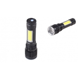 USB tölthető zseblámpa zoom funkcióval NO 0002