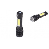 USB tölthető zseblámpa zoom funkcióval NO 0002